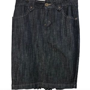 Fashion bug midi jean skirt